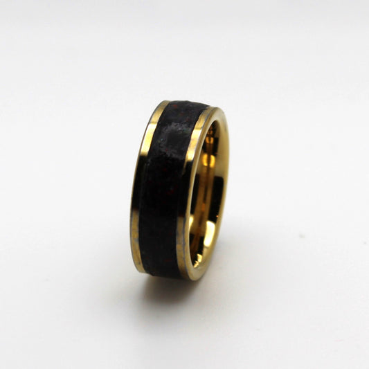 The Inlay - Gold Plated Stone Inlay Rings