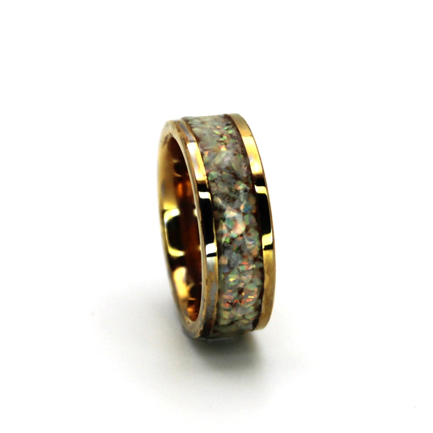 The Inlay - Gold Plated Stone Inlay Rings